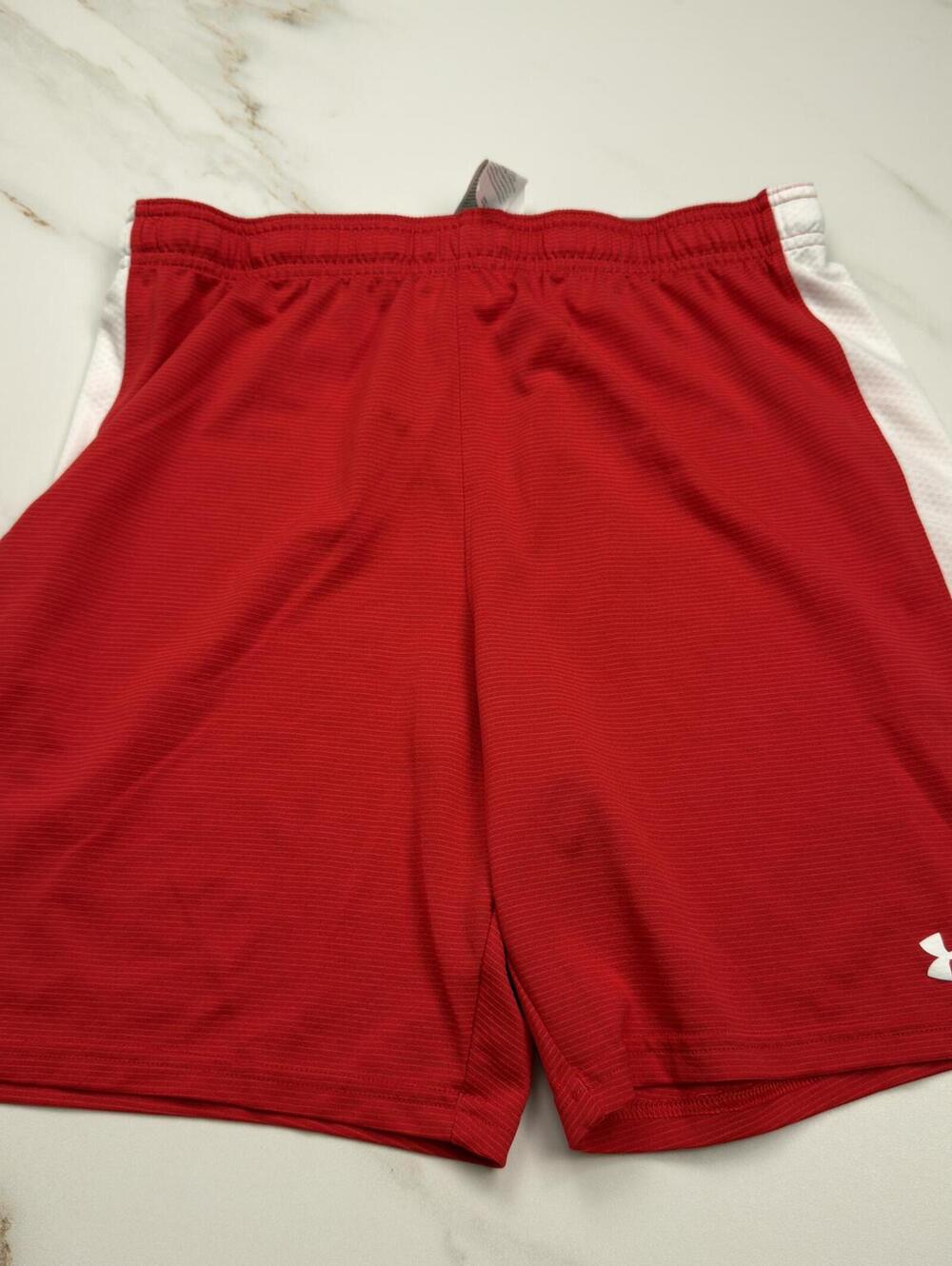 Under Armour Red Athletic Shorts - Boys XL